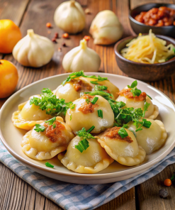 Вареники с картошкой и луком